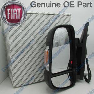 Fits Fiat Ducato Citroen Relay Peugeot Boxer Left Short Arm Mirror Electric Heated And Power Folding 2014 - On