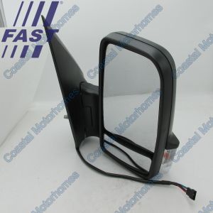 Fits VW Crafter Mercedes Sprinter LHD Wing Door Mirror Short Arm Electric Heated  