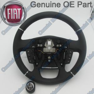 Fits Fiat Ducato Peugeot Boxer Citroen Relay Leather Steering Wheel Knob Controls 14>