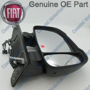 Fits Fiat Ducato Boxer Relay Right Short Arm Electric Folding Mirror Temp 14-On