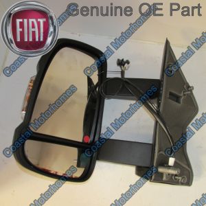 Fits Fiat Ducato Peugeot Boxer Citroen Relay Left Long Arm Mirror With DAB Aerial 14>