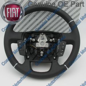Fits Fiat Ducato Peugeot Boxer Citroen Relay Leather Steering Wheel + Controls 2014On