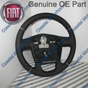 Fits Fiat Ducato Peugeot Boxer Citroen Relay Leather Steering Wheel 2006-Onwards OE