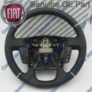 Fits Fiat Ducato Peugeot Boxer Citroen Relay Leather Steering Wheel + Controls 11-14