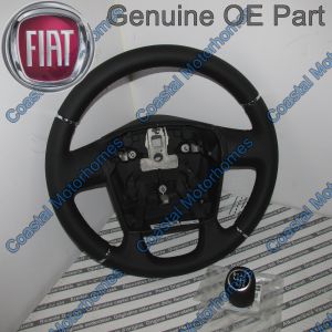 Fits Fiat Ducato Peugeot Boxer Citroen Relay Leather Steering Wheel Gear Knob 06 On
