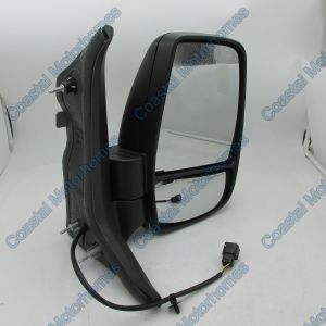 Fits Ford Transit Right Short Arm Mirror Electric Clear Lens 8 Pins 5W (14-19)