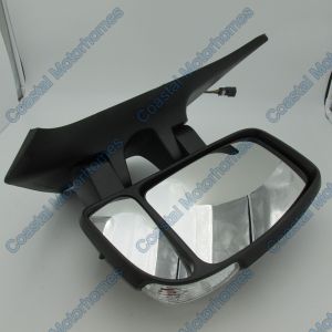 Fits Nissan NV400 Renault Master Vauxhall Movano Short Arm Mirror Right Clear (11-On)